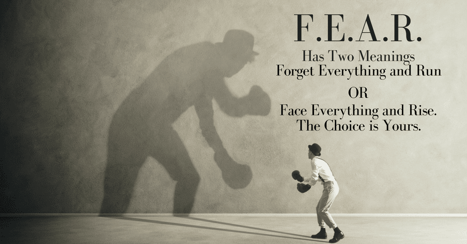 Fear Has Two Meanings Sunnyvale CA Healthy Lifestyle