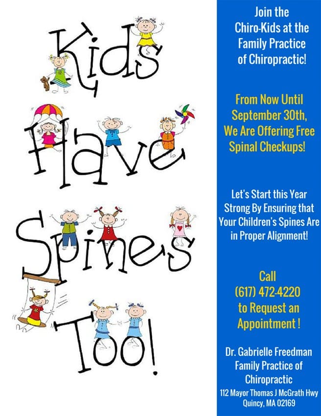 Kids have spines too!