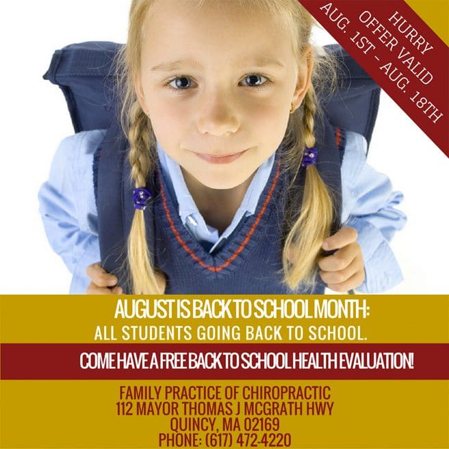 August Is Back To School Month!