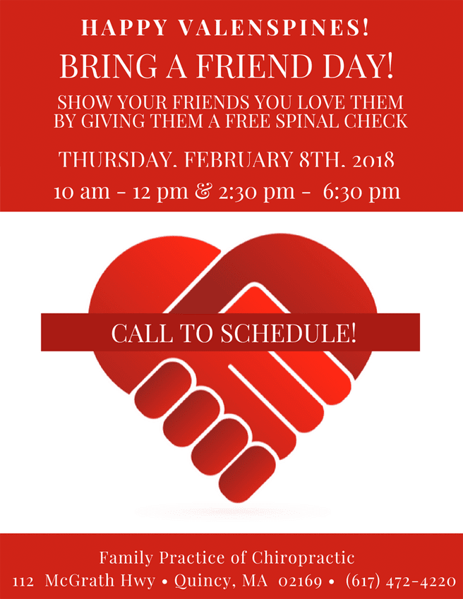 Happy Valenspines - Bring A Friend Day!