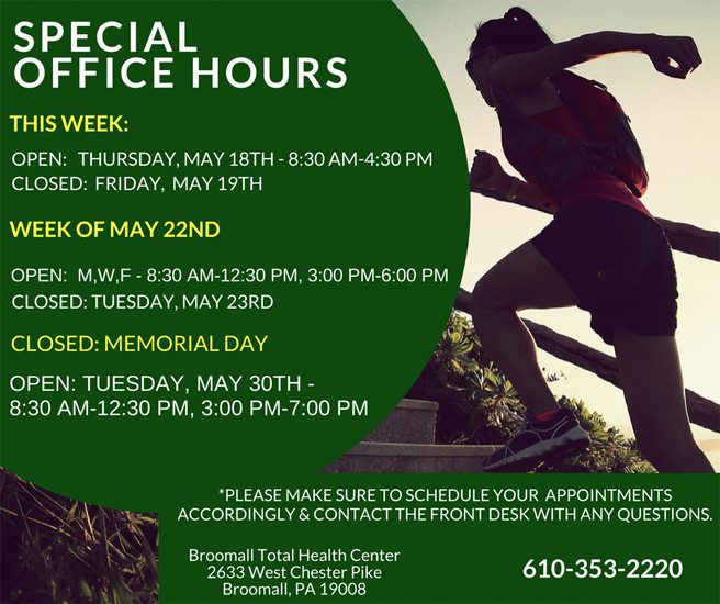 Special Office Hours!